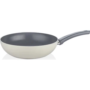 Soft Seramik Grey Wok Tava 28 cm