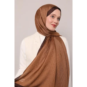 Lêvi D'or Taba Halka Desen Monogram Şal