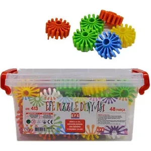 Efe Kutulu 48 Parça Çarklı Puzzle