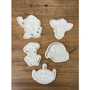 Oyuncak Hikayesi Filmi (Toy Story) Temalı Kurabiye Kalıbı, Oyun Hamuru Kalıbı, Kil Kalıbı Seti