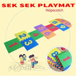 Sek Sek Oyun Matı Oyun Karosu / Seksek Playmat Oyun Halısı