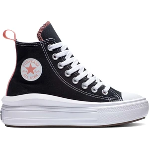 Chuck Taylor All Star Move Kadın Siyah Platform Sneaker.001
