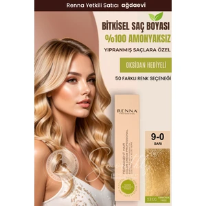 Amonyaksız Bitkisel Yıpranmış Saçlar İçin Saç Boyası 9-0 Sarı 60 ml