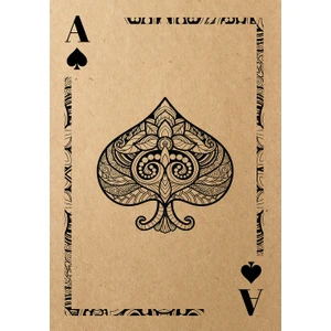 Kraft 120GR Maça As Tüm Araçlara Oto Paspas Kağıdı 50 Adet - 35X50CM - Kalın Kağıt Baskılı