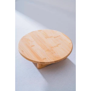 Bambu Ayaklı Yuvarlak Sunumluk - 32 cm
