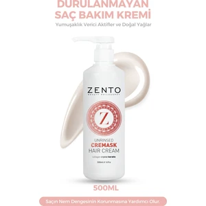 Durulanmayan Isıya Dayanıklı Biotinli Saç Bakım Kremi 500 ml – Yıpranmış Saçlar İçin Onarıcı ve Günlük Kullanım