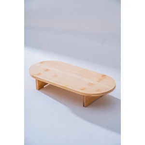 Bambu Ayaklı Oval Sunumluk - 39.5 cm