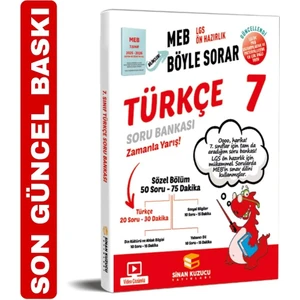 Sinan Kuzucu 7. Sınıf Türkçe Soru Bankası Yeni