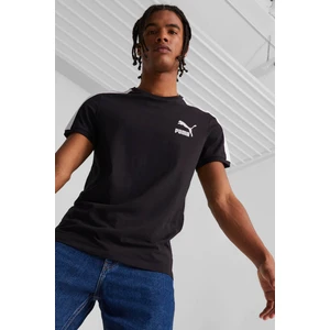 T7 ICONIC Tee Siyah Erkek Kısa Kol T-Shirt