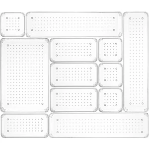 12 Parça Punto Organizer - Banyo Makyaj Takı Düzenleyici - Çekmece Içi Düzenleyici Organizer