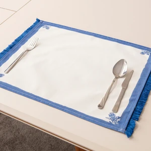 Elysian Blue, Premium Seri Duck Keten Amerikan Servis, 6'lı