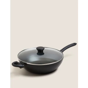 Marks & Spencer 30 cm Yapışmaz Kapaklı Wok Tava