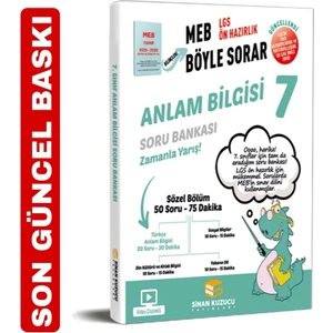 Sinan Kuzucu 7. Sınıf Anlam Bilgisi Soru Bankası Yeni