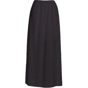 Siyah Tam Boy Uzun Jüpon Etek Altı Astar