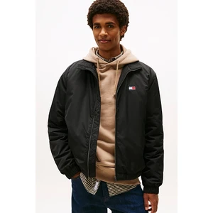 Erkek Dik Yaka Dolgulu Mont - Siyah