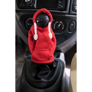 Kırmızı Vites Hoodie - Araç Vites Kıyafeti - Vites Poları - Her Araca Uyumlu