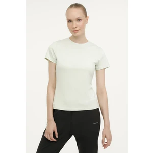 W-CT131 BASIC MODAL C NEC PASTEL YESIL Kadın Kısa Kol T-Shirt