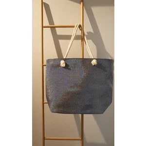 Kadın Lüster Çanta - Renkli - Fermuarlı- 50*35 Cm- Plaj Çantası