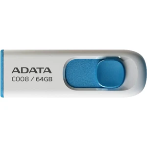 C008-64GB 64GB Usb2.0 Classic (White + Blue) Flash Bellek