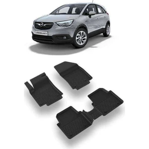 Opel Crossland X 2017+  4.5D Havuzlu Paspas Siyah