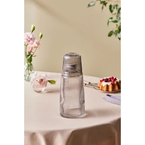 Lille Başucu Cam Sürahi Gri 1100 ml