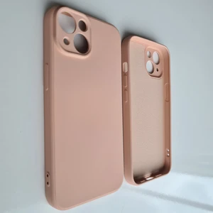 Pirok Store iPhone 13 İle Uyumlu Logosuz Kamera Korumalı İçi Kadife Esnek Soft Silikon Kılıf