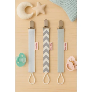 Pico Baby Emzik Askısı - Emzik Zinciri - Emzik Tutacağı 3'lü Set