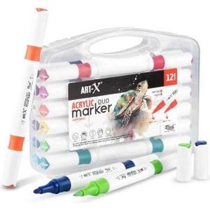Art-X Acrylic Marker Duo 12Li Set 18057