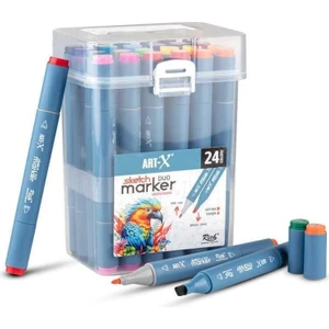 Art-X Sketch Marker Duo 24 Lü Set 18047