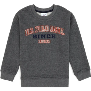 U.s. Polo Assn. Erkek Çocuk Antrasit Melanj Sweatshirt 50313843-VR081