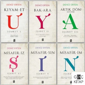 Deniz Erten Uyanış Işaret Kitapları 6 Kitap Set & Kıyam-Et U - Bak-Ara - Artık Dön! Kendine! - Mi...