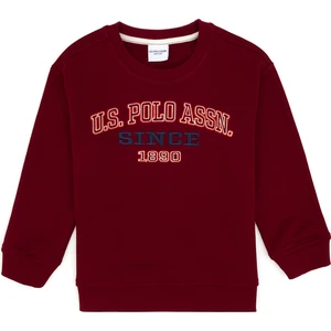 U.s. Polo Assn. Erkek Çocuk Bordo Sweatshirt 50313843-VR014