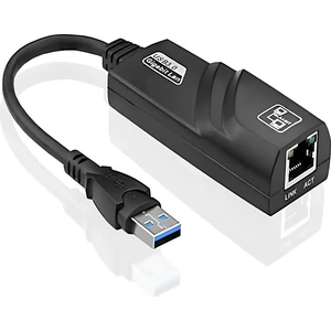 SpeedUF USB to Ethernet Gigabit Adaptör – 10/100/1000 Mbps | Siyah Renk | Tak-Çalıştır 🔌🌐