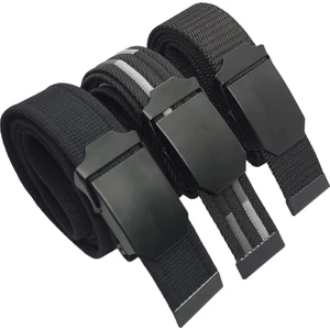 3 Adet Kemer Siyah Erkek Palaska Tarzı