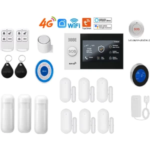 PGST OBİEM Akıllı Ev Güvenlik Alarm Sistemleri Kolay Kurulum (Sim Kart/Google Asistan/Amazon Alexa/Tuya Smart)