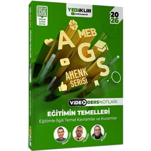 Yediiklim 2026 Meb-Ags Eğitimin Temelleri Video Ders Notları Ahenk Serisi - Ali Birol, Bülent Tanık, Can Köni