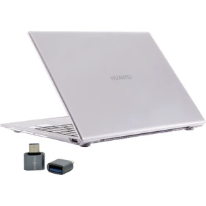 SyncCase Huawei Kılıf MateBook D15 Koruyucu (2019-2020-2021-2022 Yılı) ile Uyumlu Kristal iz Yapmaz Kılıf