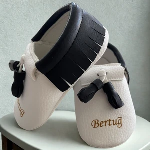 Bebeğinize Özel Laci - Beyaz Minoş Ayakkabı