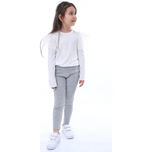 Kız Çocuk Pamuklu Likralı Kaşkorse Mevsimlik Tayt