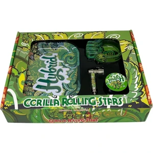 4 Parça Premium Gorilla Rolling Stars Duman Smoking Set