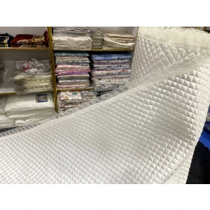Dolap Içi Kapitone Dantelli Raf Örtüsü En 50 cm