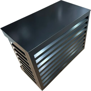 Klima Motoru Gizleme Kafesi 86X44X65 cm (H) Ral 7016 Antrasit Panjurlu Xs Model 9000-12000 BTU