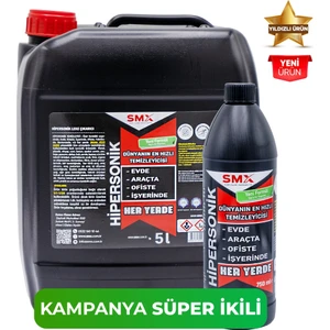 Hipersonik - Dünyanın En Hızlı Temizleyicisi 5 kg + 750 ml