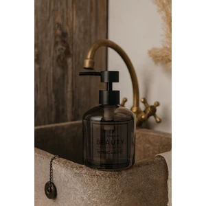 Siyah Cam Sıvı Sabunluk