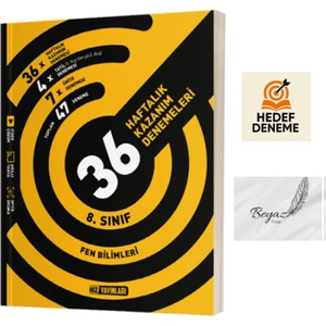 Hız 8.sınıf 36 Haftalık Fen Bilimleri Denemeleri Hedef Deneme