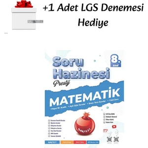 Nartest Yayınları 8. Sınıf (Lgs) Prestij Matematik Soru Hazinesi + 1 Lgs Deneme Hediyeli
