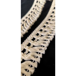 Altay Aksesuar Pamuk Kenar Örgülü Püskül Saçak