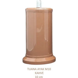 Tuana Ayak 10 cm Cıvatalı M10 Kahve