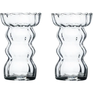 Zigzag Model Borosilikat Cam Bardak - Şık Sunum ve Kokteyller Için Özel Tasarım Bardak