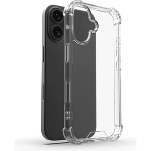 iPhone 16 Kılıf Nitro Anti Shock Darbe Emici Köşe Korumalı Şeffaf Silikon Kapak
